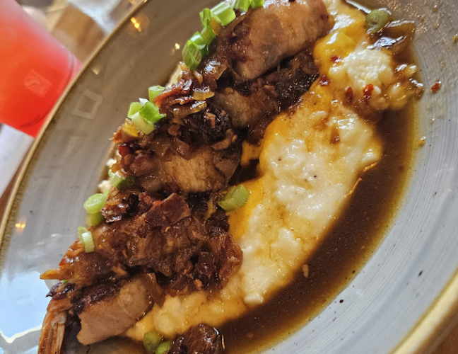 Vieux Carre NOLA Kitchen signature dishes Bacon Wrapped ShrimpRed Crab BeignetsBBQ Shrimp